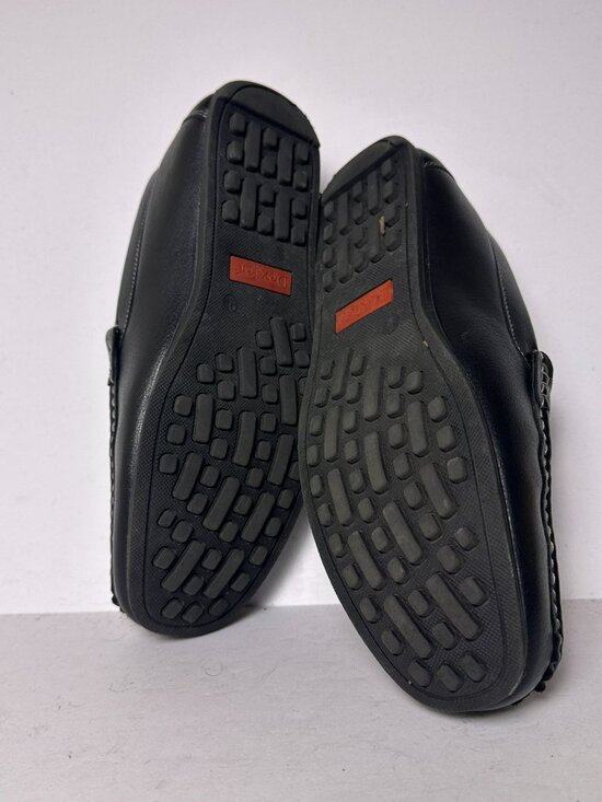 Dexter Men 9 Black Shoe Comforts Loafers Formal Metal Bit Leather Slip On Prep main image 11